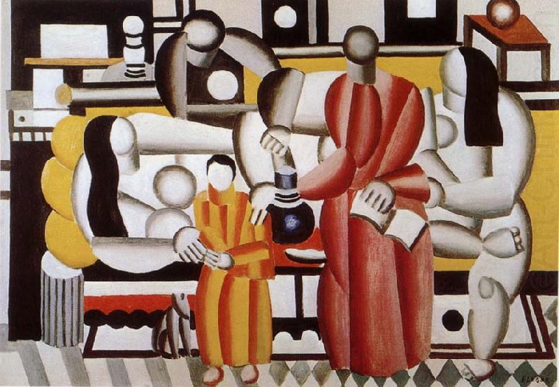 The Woman indoor, Fernard Leger